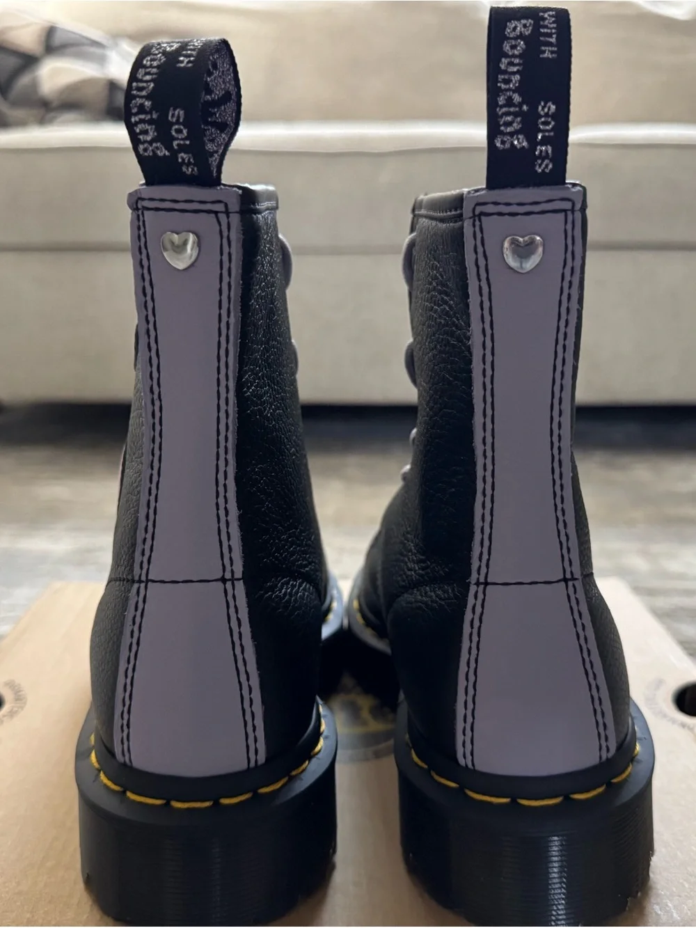 Dr. Martens limited edition, discontinued, lace, Up heart boots size 6